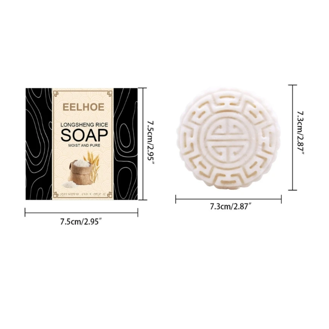 Natural Rice Hair Growth Shampoo Bar Anti-hair Loss Nourishing Hair Care